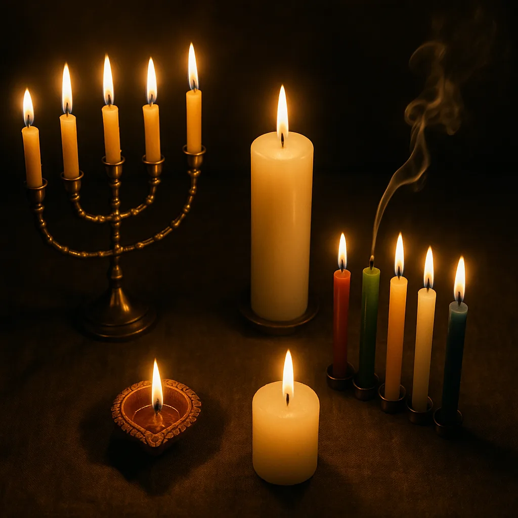 Uma Vela, Mil Significados: A Chama Sagrada nas Religiões e Celebrações do Mundo