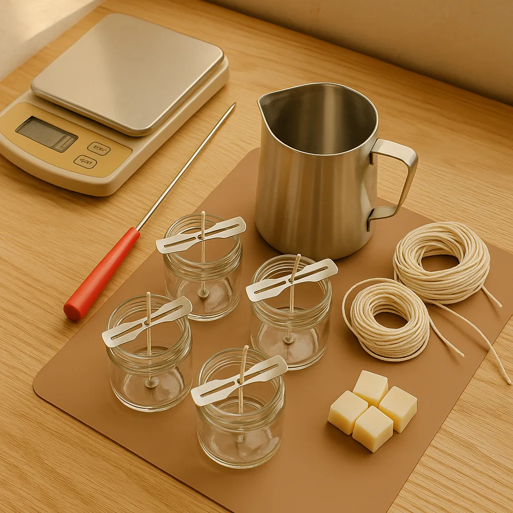 O Ateliê Perfeito: Os Utensílios Essenciais para Quem Faz Velas Artesanais em Casa