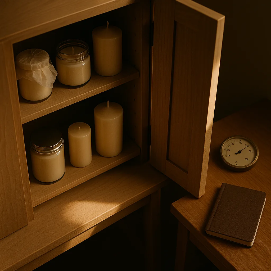 O Descanso da Chama: Como Guardar Suas Velas para que Durem e Queimem como Novas